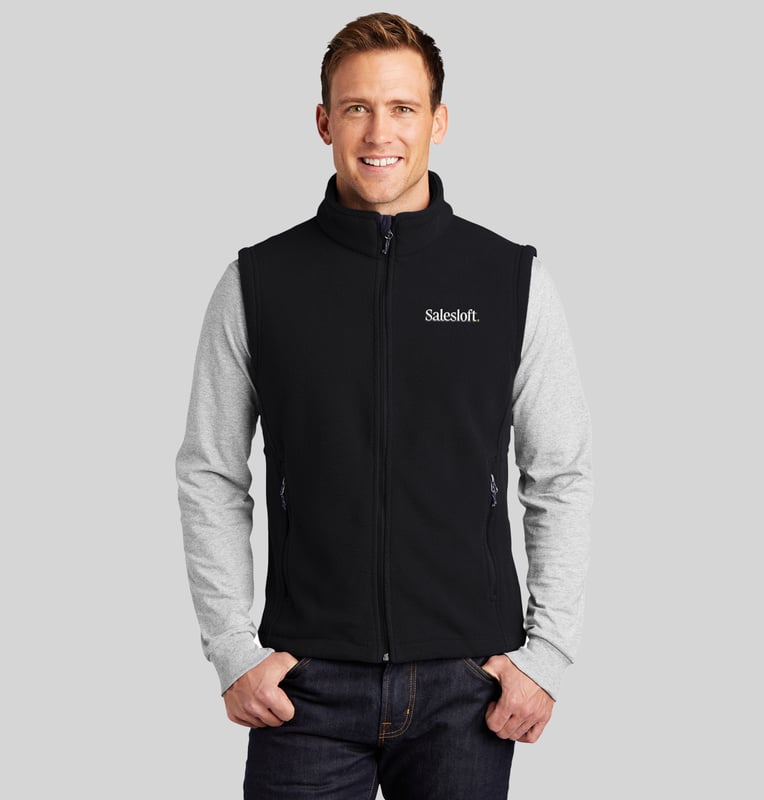 Salesloft Men's Fleece Vest - image1