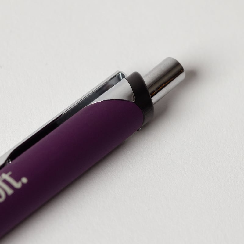 Gunmetal Click Pen with Stylus - image2