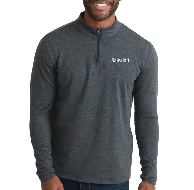 Salesloft Men's Quarter-Zip Pullover - image1