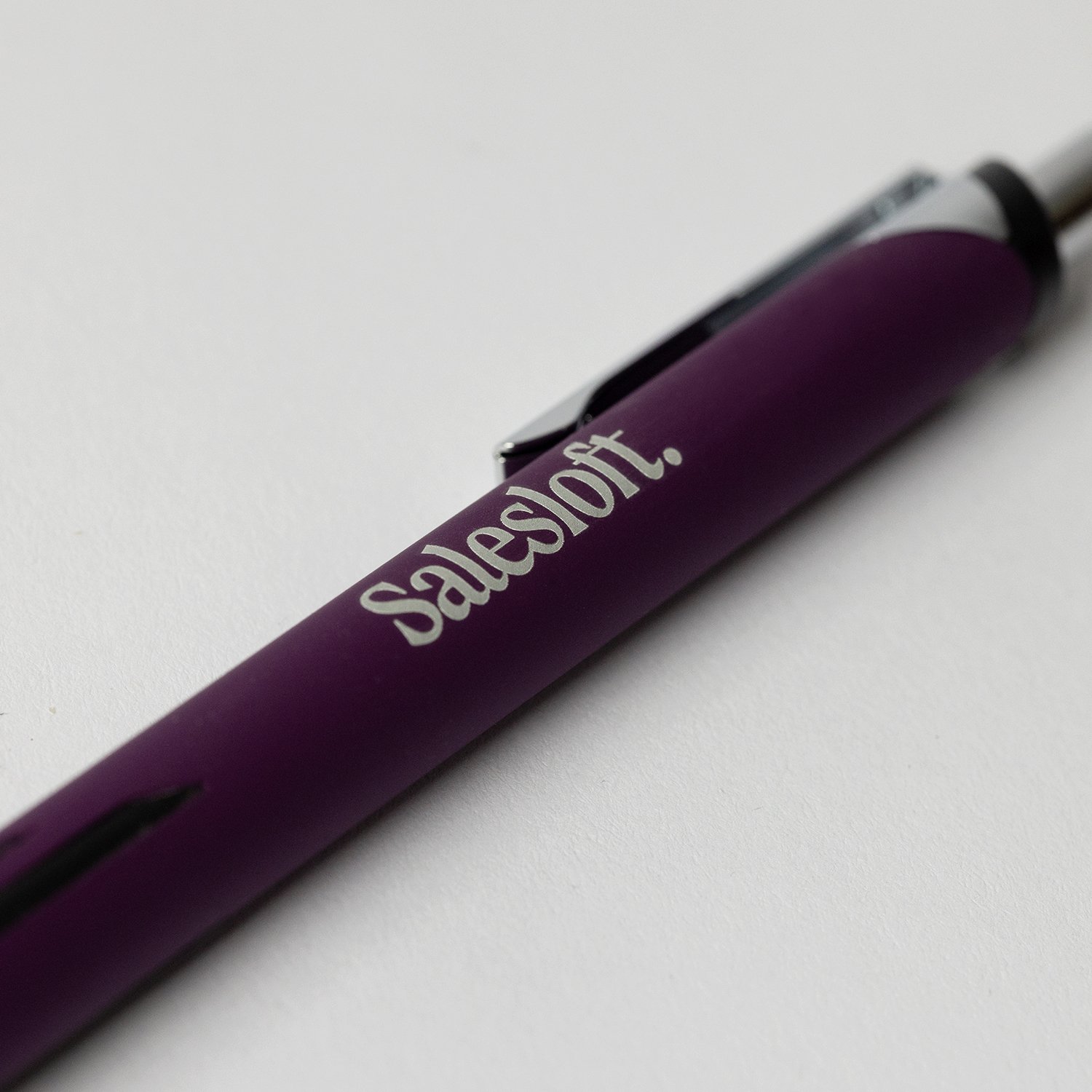 Gunmetal Click Pen with Stylus