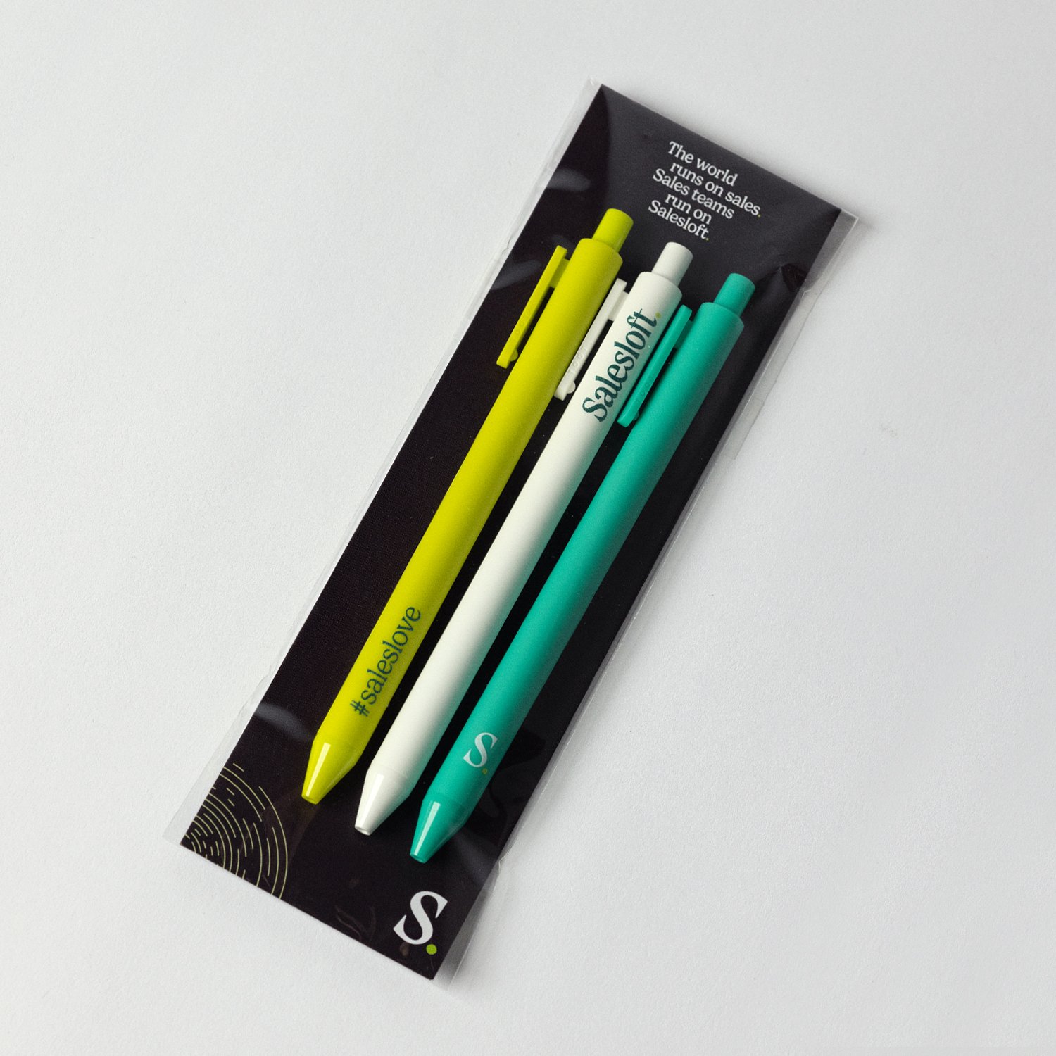 Salesloft Soft Touch Gel Click Pen 3 Pack